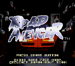 Заставка игры Road Avenger